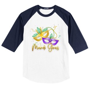 Mari Gras New Orleans Party Baseball Sleeve Shirt