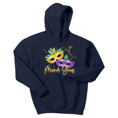 Mari Gras New Orleans Party Kids Hoodie