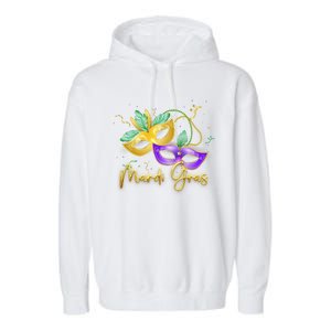 Mari Gras New Orleans Party Garment-Dyed Fleece Hoodie