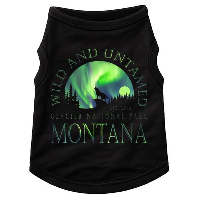 Montana Glacier National Park Northern Lights Doggie Tank