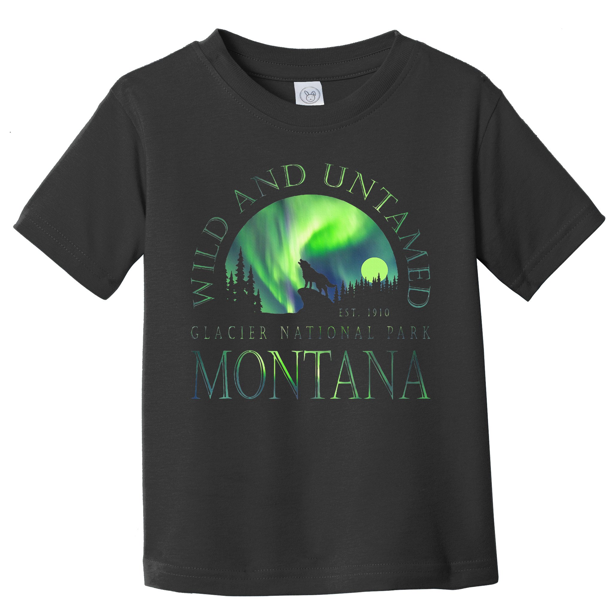 Montana Glacier National Park Northern Lights Toddler T-Shirt