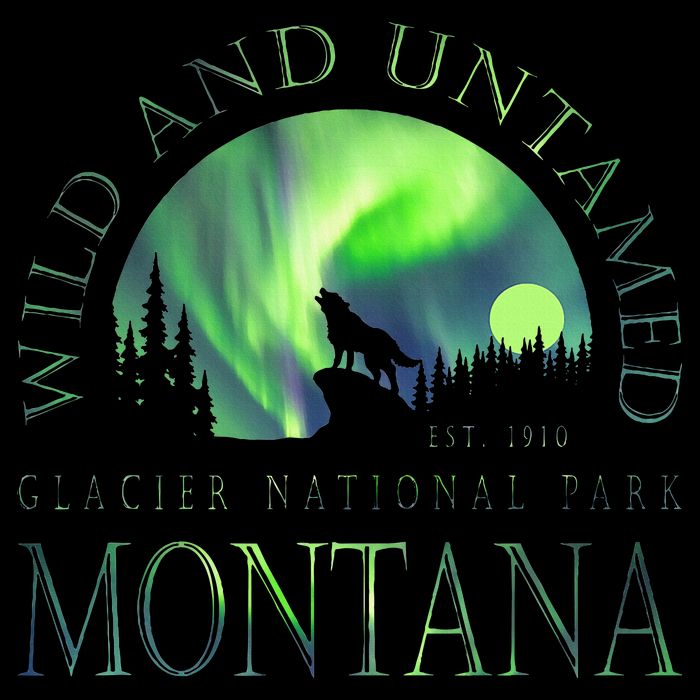 Montana Glacier National Park Northern Lights Visor