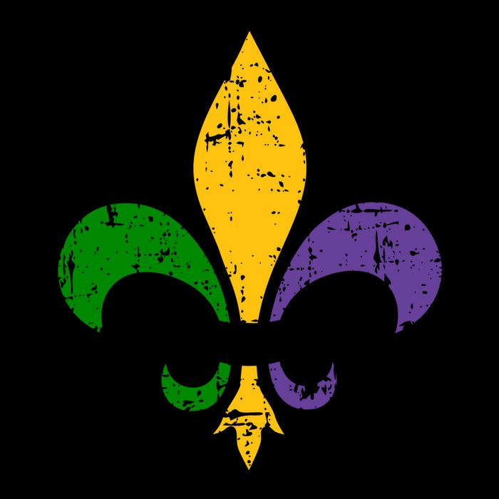 Mardi Gras New Orleans Fleur De Lis City Backpack