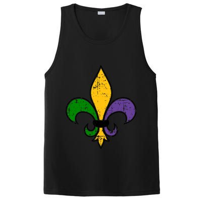Mardi Gras New Orleans Fleur De Lis PosiCharge Competitor Tank