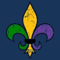 Mardi Gras New Orleans Fleur De Lis Cooling Performance Crew T-Shirt