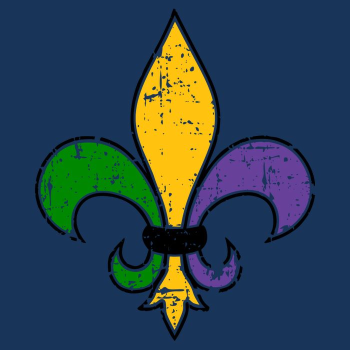 Mardi Gras New Orleans Fleur De Lis Cooling Performance Crew T-Shirt