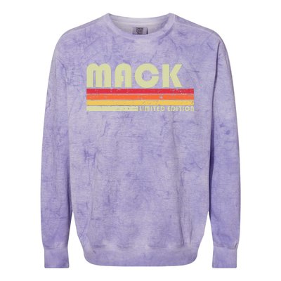 M.A.C.K Gift Name Personalized Funny Retro Vintage Birthday Colorblast Crewneck Sweatshirt