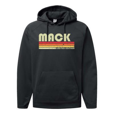 M.A.C.K Gift Name Personalized Funny Retro Vintage Birthday Performance Fleece Hoodie