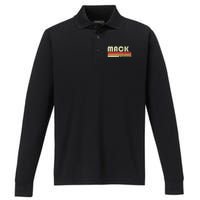 M.A.C.K Gift Name Personalized Funny Retro Vintage Birthday Performance Long Sleeve Polo