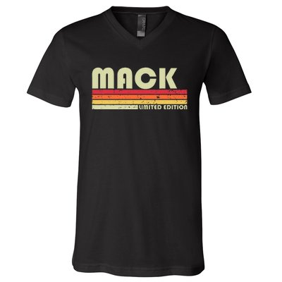 M.A.C.K Gift Name Personalized Funny Retro Vintage Birthday V-Neck T-Shirt