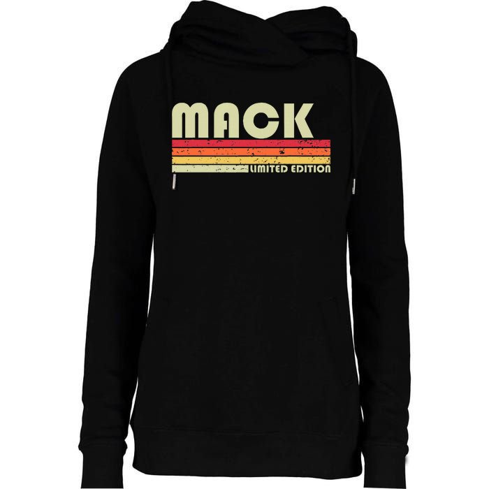 M.A.C.K Gift Name Personalized Funny Retro Vintage Birthday Womens Funnel Neck Pullover Hood