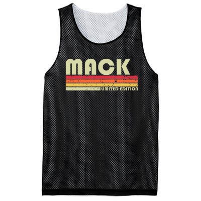 M.A.C.K Gift Name Personalized Funny Retro Vintage Birthday Mesh Reversible Basketball Jersey Tank