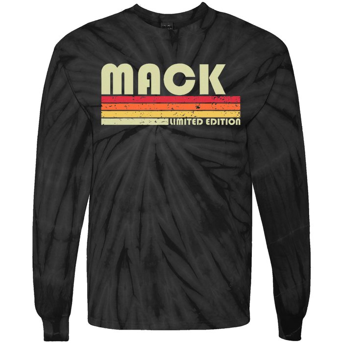 M.A.C.K Gift Name Personalized Funny Retro Vintage Birthday Tie-Dye Long Sleeve Shirt