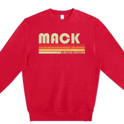 M.A.C.K Gift Name Personalized Funny Retro Vintage Birthday Premium Crewneck Sweatshirt