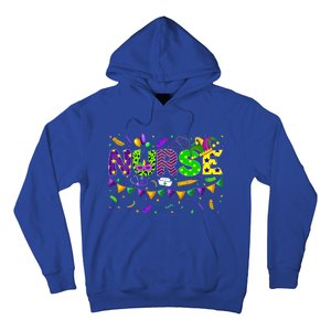 Mardi Gras Nurse Carnival Parade Party Job Occupation Gift Hoodie