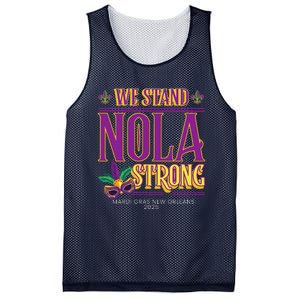 Mardi Gras New Orleans 2025 Funny Stand Nola Strong Mesh Reversible Basketball Jersey Tank