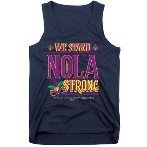 Mardi Gras New Orleans 2025 Funny Stand Nola Strong Tank Top