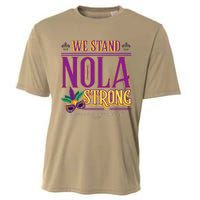 Mardi Gras New Orleans 2025 Funny Stand Nola Strong Cooling Performance Crew T-Shirt