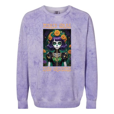 Mardi Gras New Orleans 2024 Colorblast Crewneck Sweatshirt