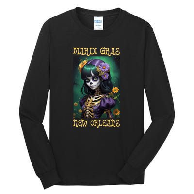 Mardi Gras New Orleans 2024 Tall Long Sleeve T-Shirt