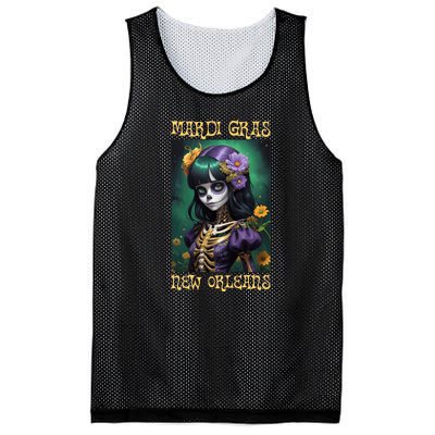 Mardi Gras New Orleans 2024 Mesh Reversible Basketball Jersey Tank