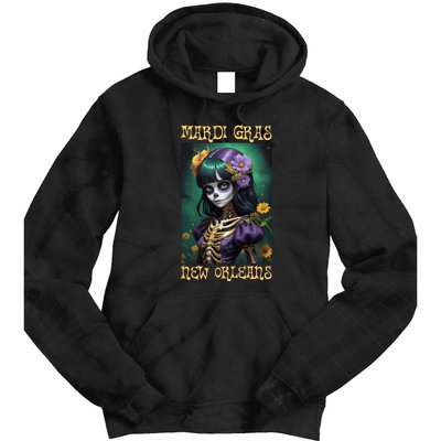 Mardi Gras New Orleans 2024 Tie Dye Hoodie