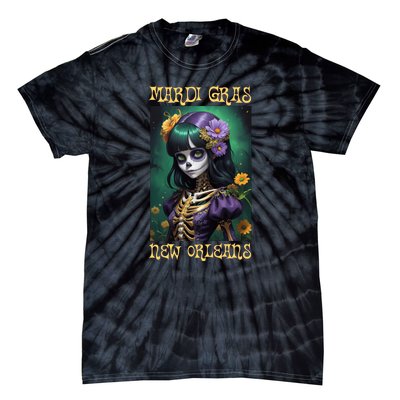 Mardi Gras New Orleans 2024 Tie-Dye T-Shirt