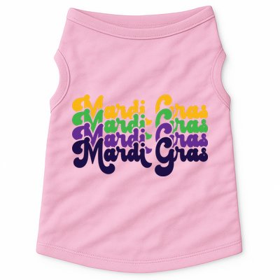Mardi Gras New Orleans Retro Doggie Tank