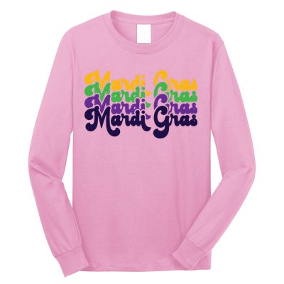 Mardi Gras New Orleans Retro Long Sleeve Shirt