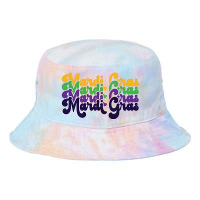 Mardi Gras New Orleans Retro Tie Dye Newport Bucket Hat