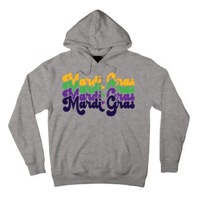 Mardi Gras New Orleans Retro Tall Hoodie