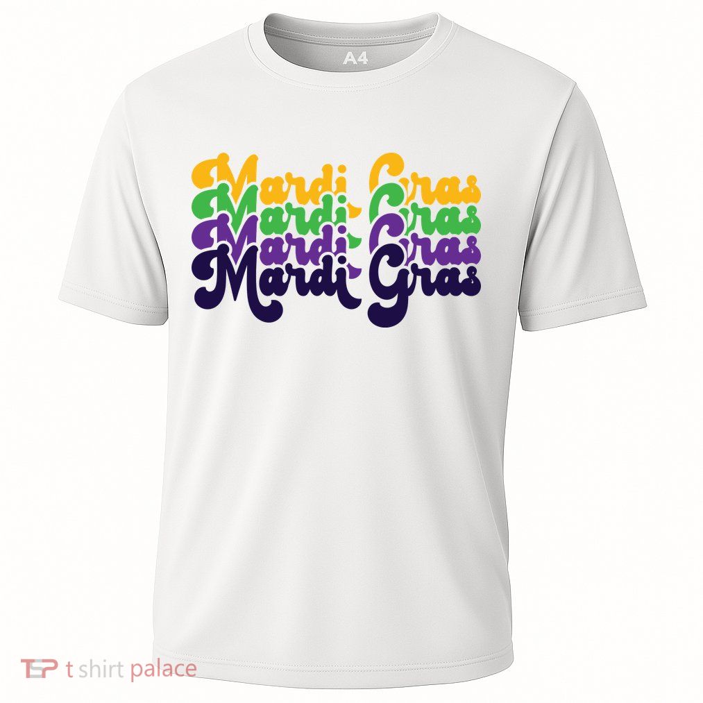 Mardi Gras New Orleans Retro Performance Shirt