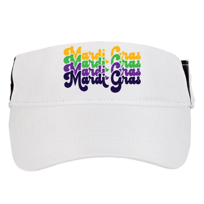 Mardi Gras New Orleans Retro Adult Drive Performance Visor
