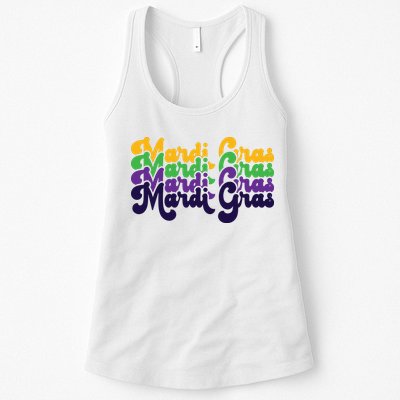 Mardi Gras New Orleans Retro Womens Tank Top