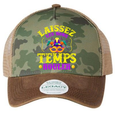 Mardi Gras New Orleans Let The Good Times Roll Legacy Tie Dye Trucker Hat