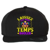 Mardi Gras New Orleans Let The Good Times Roll Wool Snapback Cap