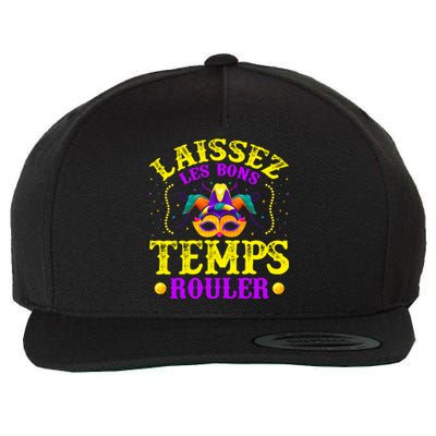 Mardi Gras New Orleans Let The Good Times Roll Wool Snapback Cap