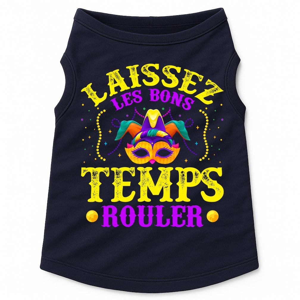 Mardi Gras New Orleans Let The Good Times Roll Doggie Tank