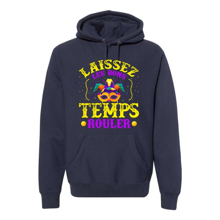 Mardi Gras New Orleans Let The Good Times Roll Premium Hoodie