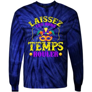 Mardi Gras New Orleans Let The Good Times Roll Tie-Dye Long Sleeve Shirt