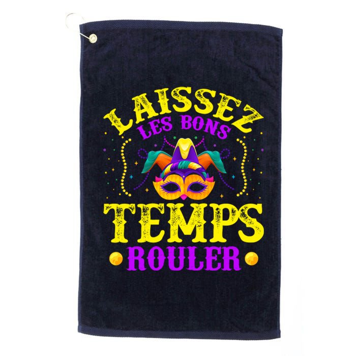 Mardi Gras New Orleans Let The Good Times Roll Platinum Collection Golf Towel