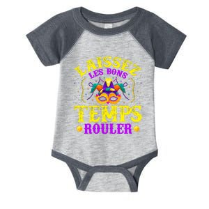 Mardi Gras New Orleans Let The Good Times Roll Infant Baby Jersey Bodysuit