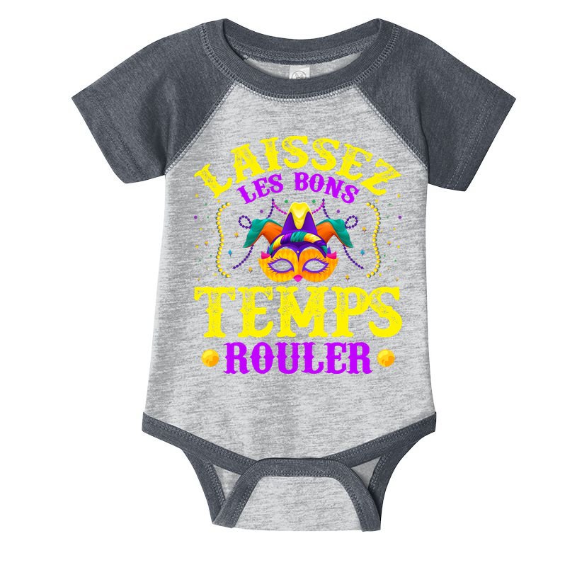 Mardi Gras New Orleans Let The Good Times Roll Infant Baby Jersey Bodysuit