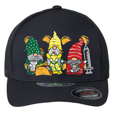 Mexican Gnomes Nurse Cinco De Mayo Nurse Scrub Flexfit Unipanel Trucker Cap