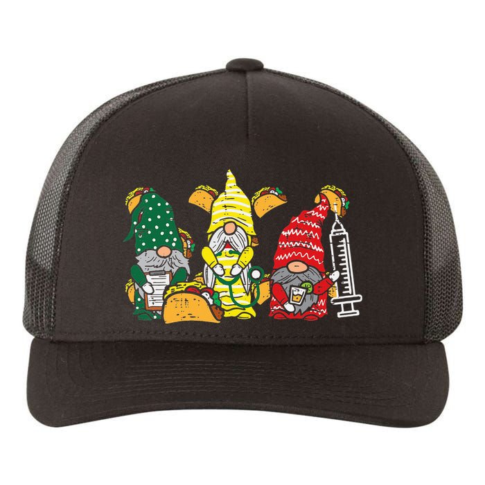 Mexican Gnomes Nurse Cinco De Mayo Nurse Scrub Yupoong Adult 5-Panel Trucker Hat