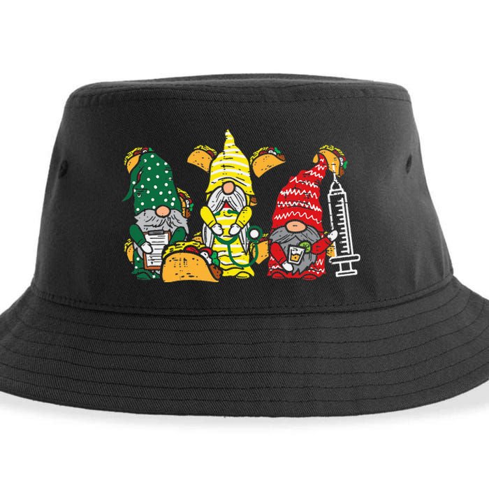 Mexican Gnomes Nurse Cinco De Mayo Nurse Scrub Sustainable Bucket Hat