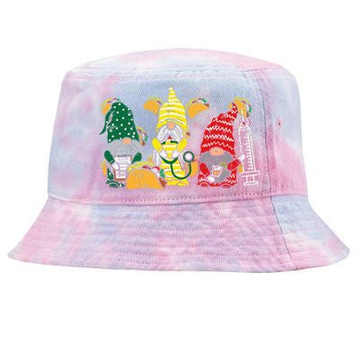 Mexican Gnomes Nurse Cinco De Mayo Nurse Scrub Tie-Dyed Bucket Hat