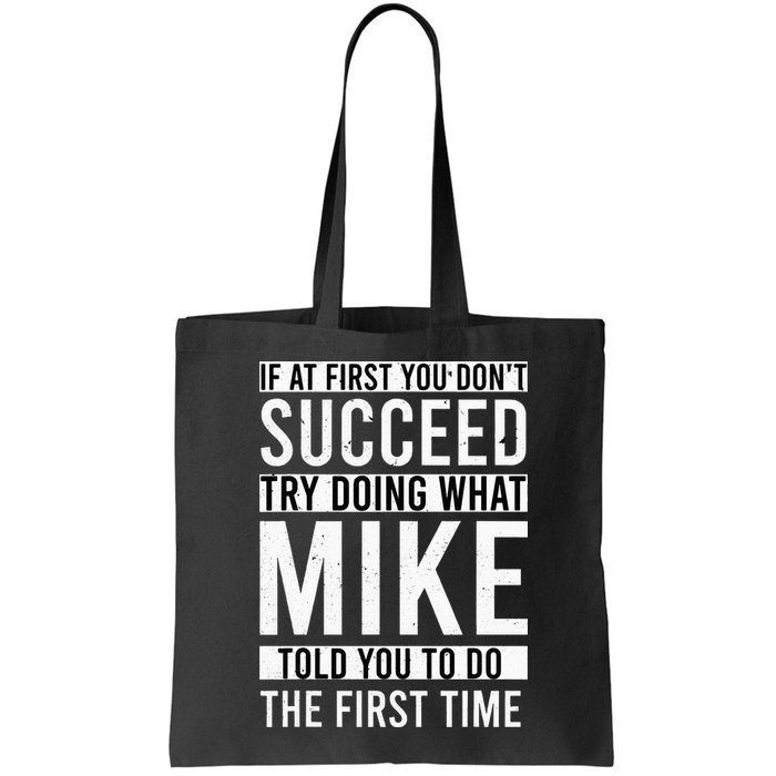 Mike Gifts Name Personalized Birthday Presents Funny Mike Bag