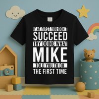 Mike Gifts Name Personalized Birthday Presents Funny Mike Toddler T-Shirt