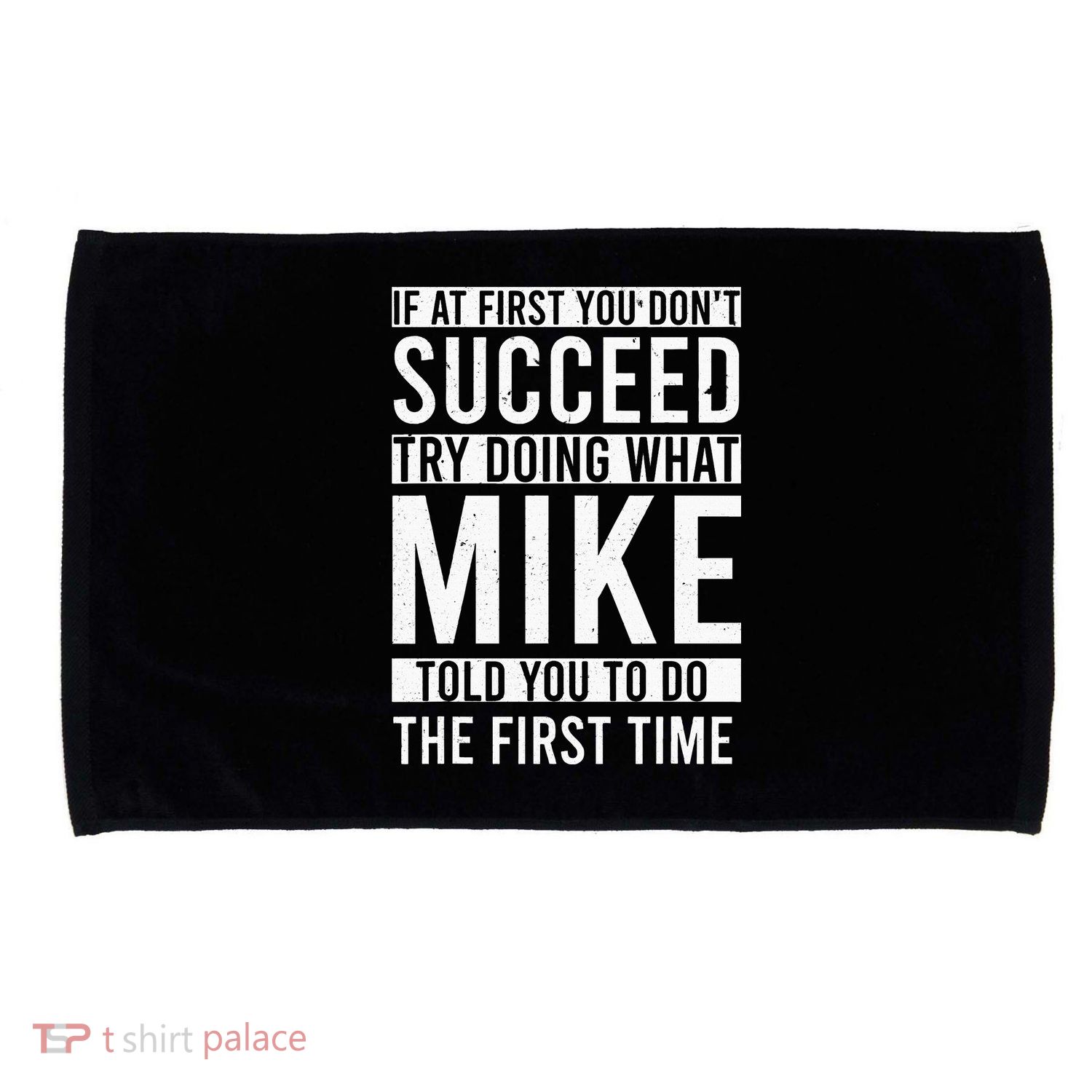 Mike Gifts Name Personalized Birthday Presents Funny Mike Microfiber Hand Towel